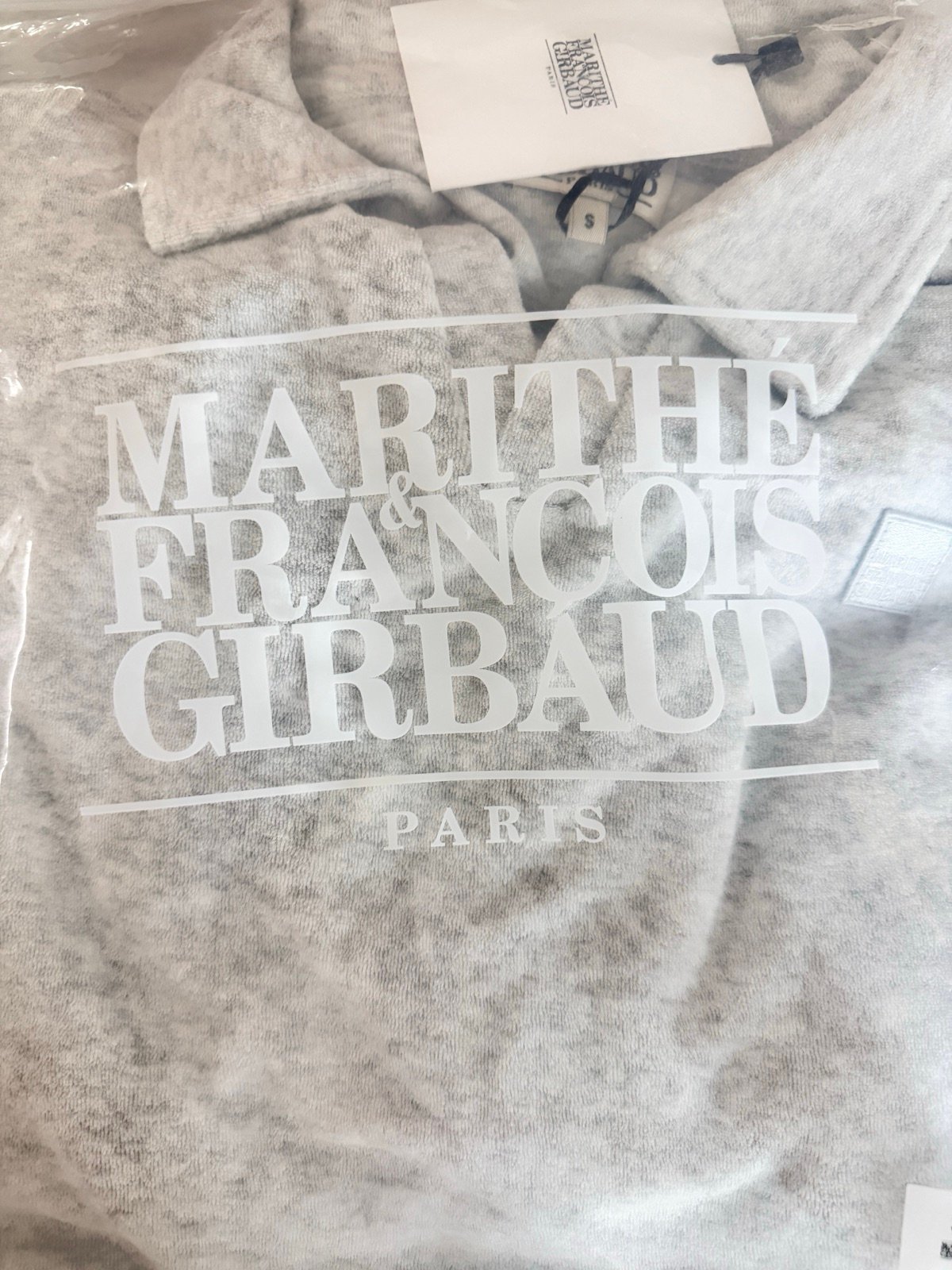 Marithé Korea W Terry Set-Up in light heather gray with original packaging